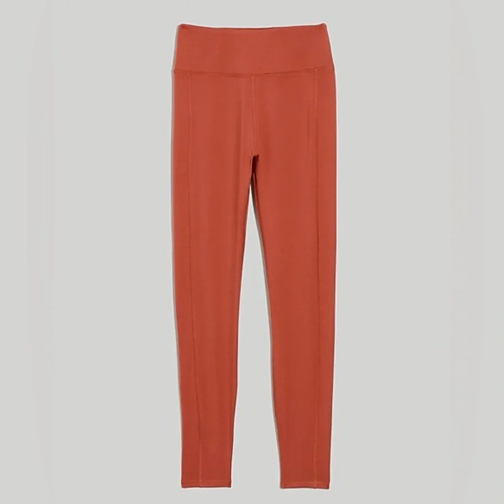 Madewell MWL orange rust leggings high waist S
